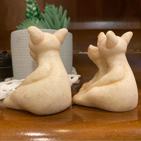 Pigs - Second Nature Design 2000 Quarry Critters Pepper & Posh - Picture 4 of 5